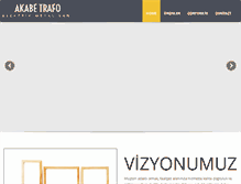 Tablet Screenshot of akabetrafo.com